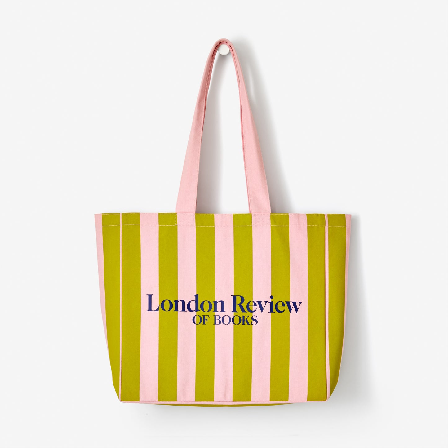 LRB Pink & Green Stripe Tote Bag - LIMITED EDITION