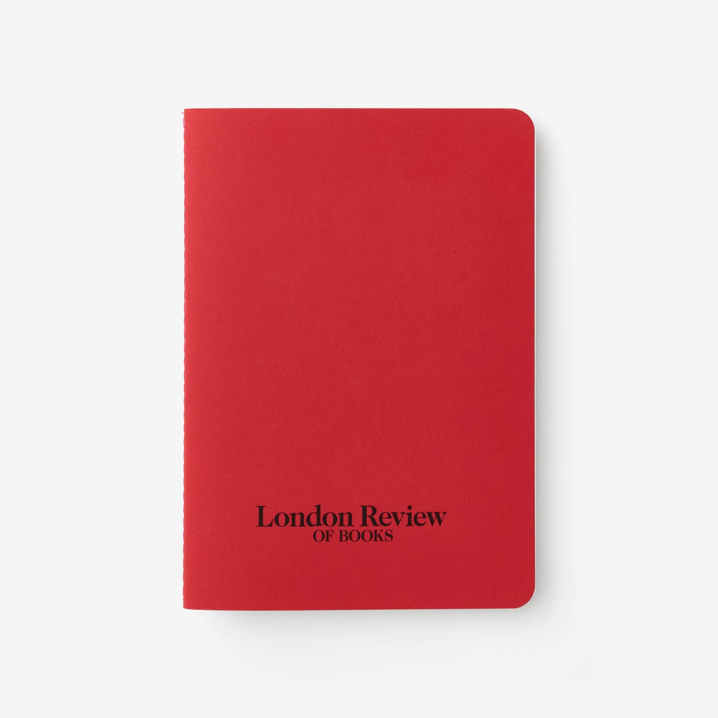 LRB A5 Plain Notebook in Vermilion
