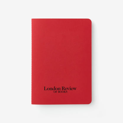 LRB A5 Plain Notebook in Vermilion