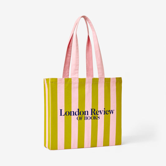 LRB Pink & Green Stripe Tote Bag - LIMITED EDITION