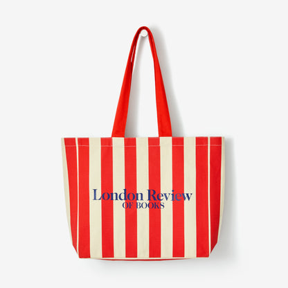 LRB Red & White Stripe Tote Bag - LIMITED EDITION